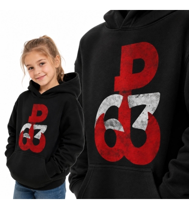 Bluza z kapturem dziecięca Patriotyczna 63 DNI CHWAŁY 2